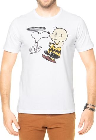 Camiseta DAFITI I.D. Snoopy Branca