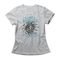 Camiseta Feminina Beholder - Mescla Cinza - Marca Studio Geek 