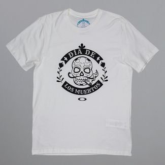 Camiseta Oakley Dia de Los Muertos Skull Tee - Preto