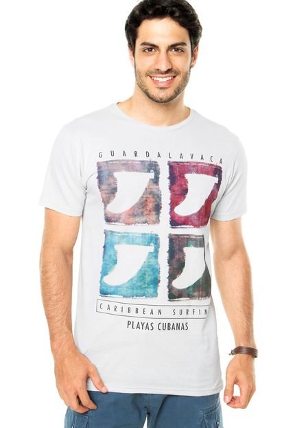 Camiseta FiveBlu Playas Cubanas Branca - Marca FiveBlu