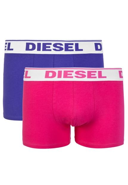 Kit 2 Peças Diesel Boxer Fresh&Bright Basic Rosa - Marca Diesel
