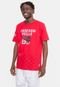 Camiseta NBA Sneakers Chicago Bulls Vermelha - Marca NBA