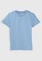 Camiseta Colcci Fun Infantil Logo Azul - Marca Colcci Fun