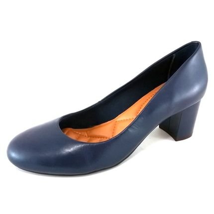 Scarpin RR Shoes Liso Azul Marinho - Marca RR Shoes