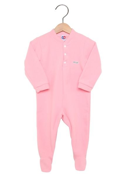 Pijama Tip Top Longo Baby Menina Rosa - Marca Tip Top