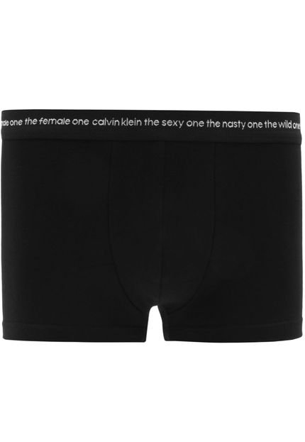 Cueca Calvin Klein Underwear Boxer Lettering Preta - Marca Calvin Klein Underwear