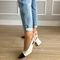 Scarpin Lilly Duo Off White Off-white - Marca Damannu Shoes