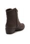 Bota Country DAFITI SHOES Recortes Marrom - Marca DAFITI SHOES