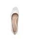 Peep Toe Dumond Salto Grosso Solado Tratorado Off-White - Marca Dumond