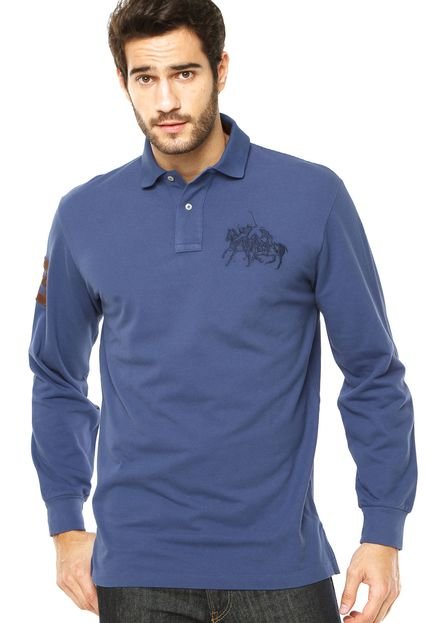 Camisa Polo Polo Ralph Lauren Classic Azul - Marca Polo Ralph Lauren
