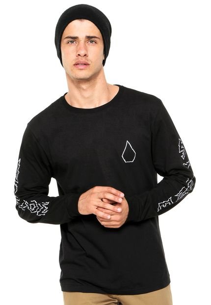 Camiseta Volcom Borderline Preta - Marca Volcom