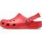 Sandália Crocs Classic Clog Kids Pepper - 29 Vermelho - Marca Crocs