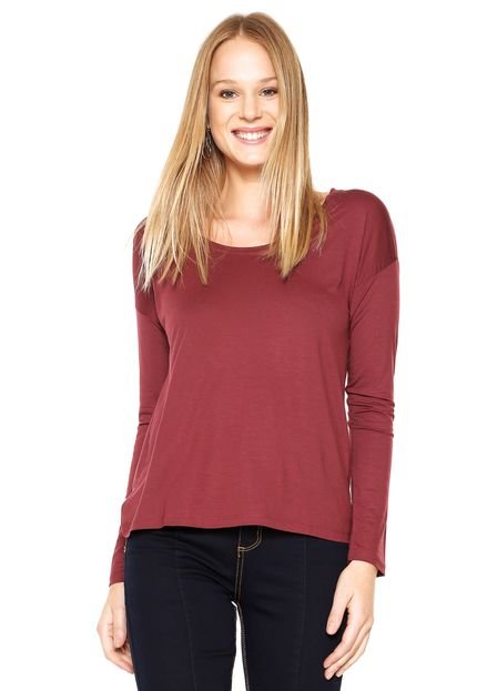 Blusa Canal Basic Vinho - Marca Canal