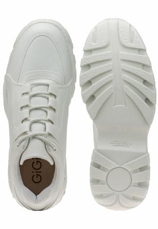 Tênis Sneaker Gigil Plataforma Super Chunky Branco