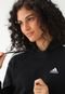Blusa de Moletom Fechada adidas Sportswear Com Capuz Preta - Marca adidas Sportswear