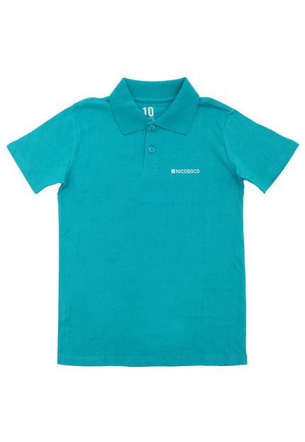 Camisa Polo Nicoboco Menino Azul - Marca Nicoboco