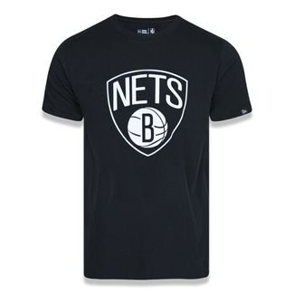 Camiseta New Era Regular Brooklyn Nets Preto