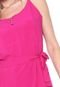 Vestido Lunender Curto Botões Pink - Marca Lunender