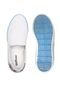 Slip On DAFITI SHOES Floral Branco - Marca DAFITI SHOES