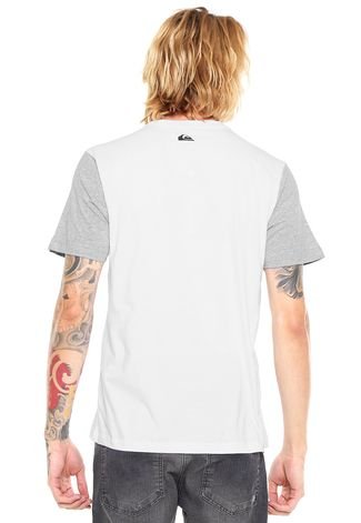 Camiseta Quiksilver Brasao Branca