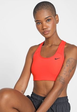 Top Nike Med Non Pad Laranja - Compre Agora