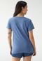 Camiseta GAP Ajustada Logo Azul - Marca GAP