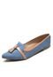 Mocassim DAFITI SHOES Bico Fino Azul - Marca DAFITI SHOES