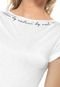 Camiseta Colcci Fitness Lettering Branca - Marca Colcci Fitness