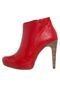 Ankle Boot Ramarim Meia-Pata Vermelha - Marca Ramarim