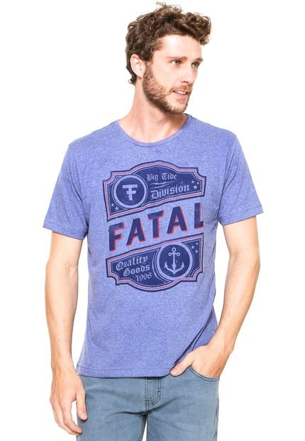 Camiseta Fatal Estampada Roxa - Marca Fatal Surf