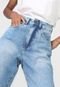 Calça Jeans Polo Wear Mom Estonada Azul - Marca Polo Wear