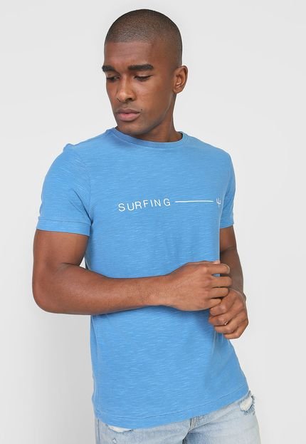 Camiseta Osklen Surfing Azul - Marca Osklen