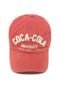 Boné Coca Cola Strapback Logo Coral - Marca Coca Cola Fashion