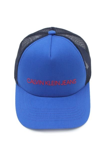 Boné Calvin Klein Logo Azul - Marca Calvin Klein
