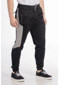 Pantalones Jogger French Terry Distortion Negro Gangster