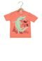 Camiseta Manga Curta Kiko Funny Friend Infantil Laranja - Marca Kiko