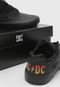 Tênis Dc Shoes Kalis Vulc Ac/Dc Preto - Marca DC Shoes