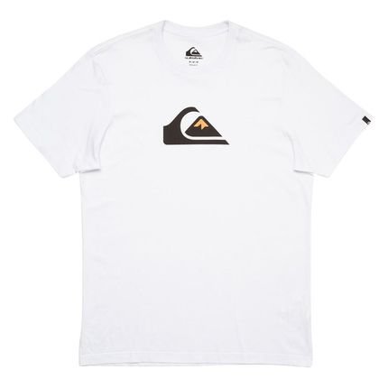 Camiseta Quiksilver Comp Logo Plus Size Masculina Branco - Marca Quiksilver