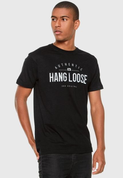 Camiseta Hang Loose Authentic Preta - Marca Hang Loose
