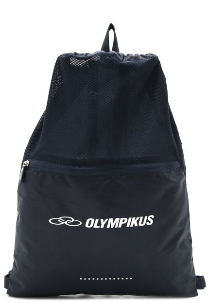 Mochila Olympikus Gymsack Essential Azul-Marinho - Marca Olympikus