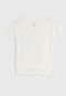 Camiseta Cotton On Bichos Off White - Marca Cotton On