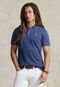 Camisa Polo Polo Ralph Lauren Slim Logo Bordado Azul - Marca Polo Ralph Lauren