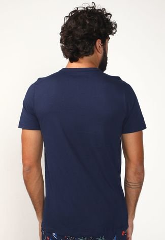 Camiseta Malwee Lisa Azul-Marinho
