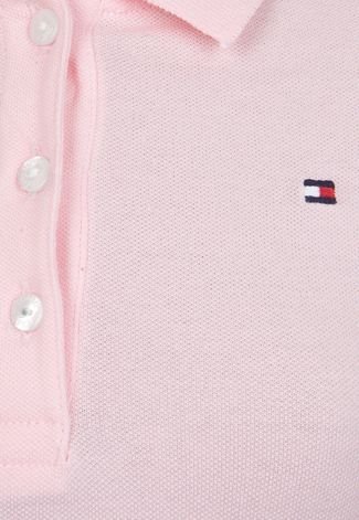 Camisa Polo Tommy Hilfiger Basic Rosa