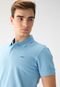 Camisa Polo Colcci Reta Logo Azul - Marca Colcci