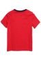 Camiseta GAP Infantil Logo Bordado Vermelha - Marca GAP