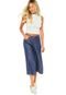 Regata Cropped Ribana Bege - Marca Carmim