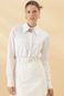 Camisa Feminina Tricoline Regular Lisa Smk Off White - Marca SMK