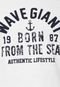 Camiseta WG Born From Sea Branca - Marca WG Surf