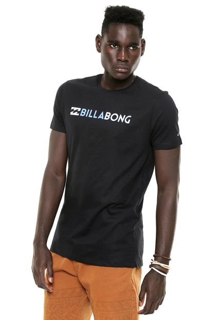 Camiseta Billabong Box Logo Preta - Marca Billabong
